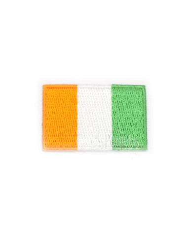 Aplicación bandera irlanda bordada