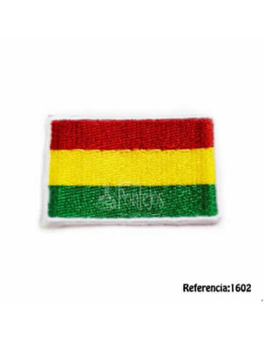 Aplicación bandera ghana bordada