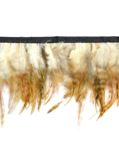 Fleco de plumas natural 12cm