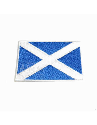 Aplicación bandera escocia bordada