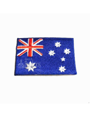 Aplicación bandera australia bordada