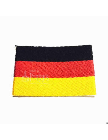 Aplicación bandera alemania bordada