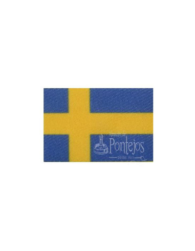 Aplicación bandera suecia 3x2cm
