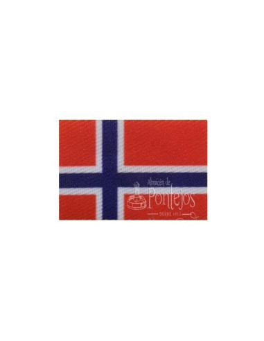 Aplicación bandera noruega 3x2cm