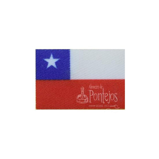 Aplicación bandera chile 3x2cm