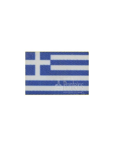 Aplicación bandera grecia 3x2cm