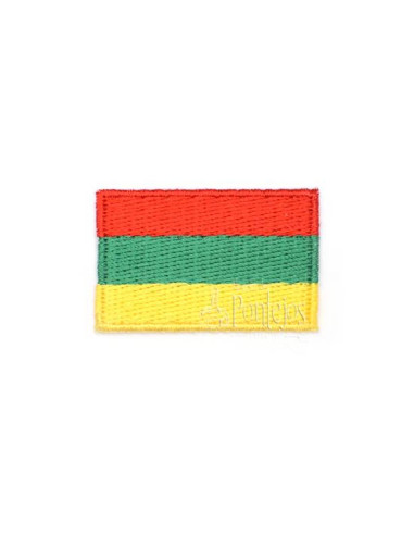 Aplicación bandera lituania bordada
