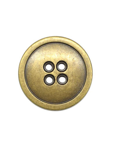 Botón metálico 4 agujeros