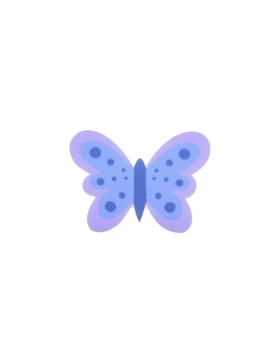 Aplicación mariposa mod.6 morada