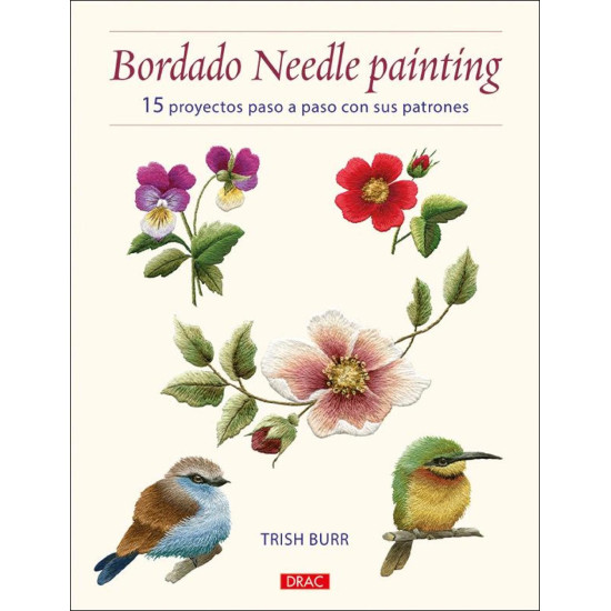 Bordado needle painting drac