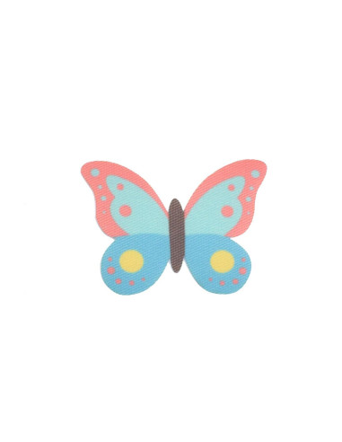 Aplicación mariposa mod.2 turquesa