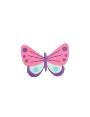 Aplicación mariposa mod.5 rosa palo