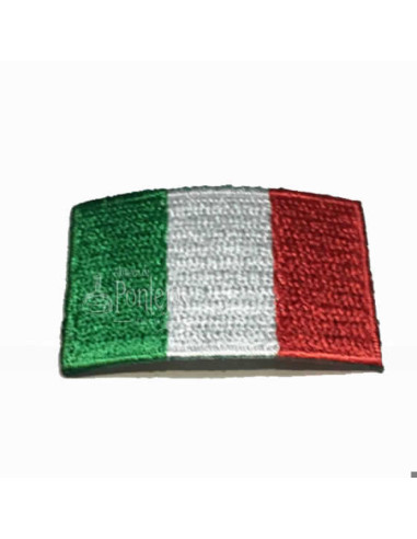 Aplicación bandera italia bordada