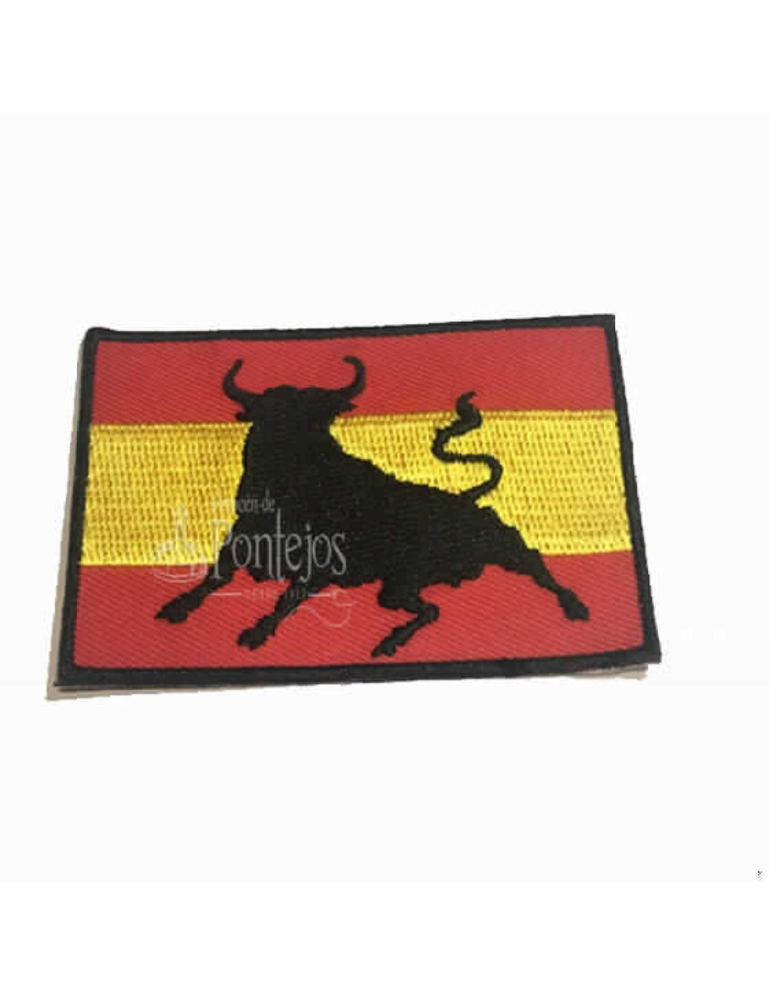 Parche Bandera de España Bordado con el Toro