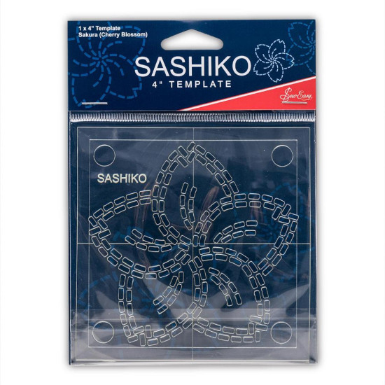 Plantilla sashiko flor de...