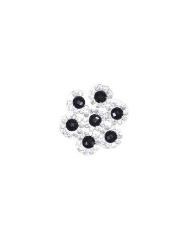 Parche para ropa flor de strass