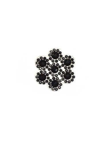 Parche para ropa flor de strass