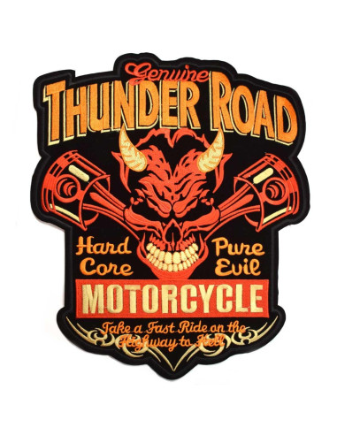 Parche para ropa thunder road motorcycle