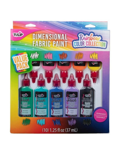 Set pinturas dimensionales rainbow