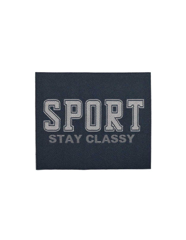 Parche para ropa royal sport stay classy