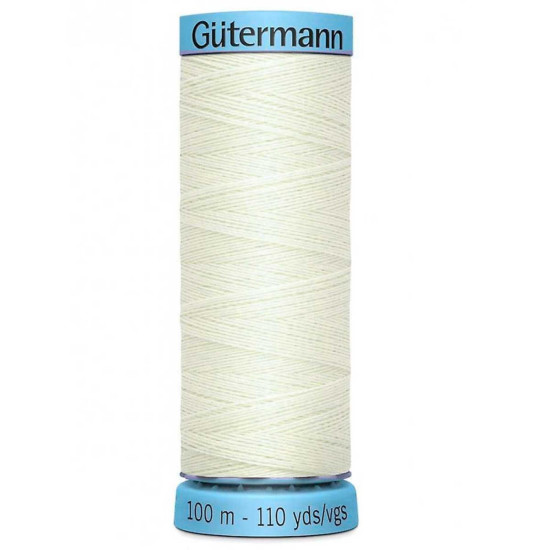 Hilo de Coser Denim 100m Gütermann Blanco