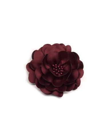 Broche flor satén 8cm