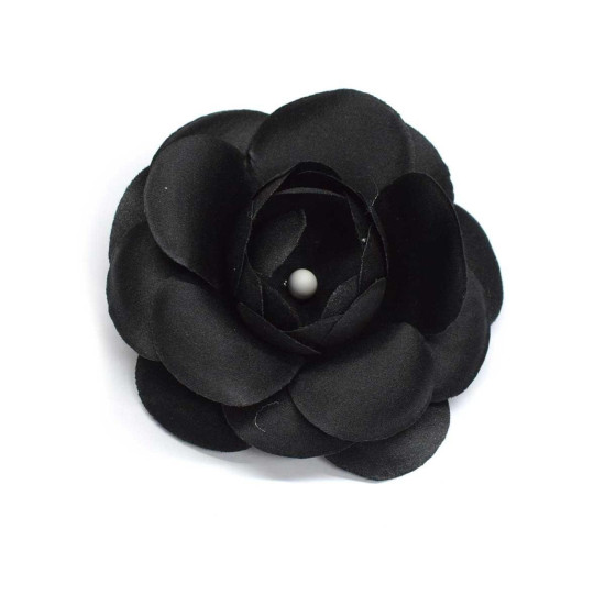 Flor camelia negro