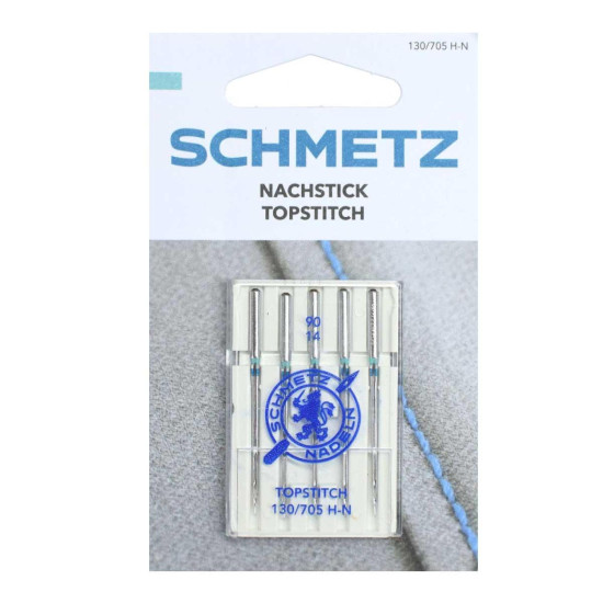 Aguja schmetz topstitch