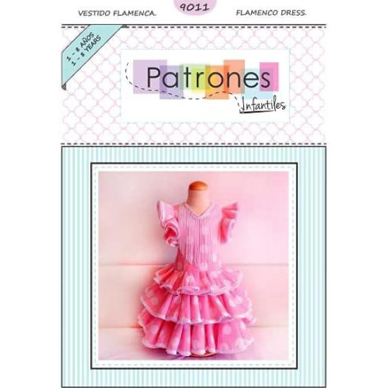 Patrón vestido flamenca...