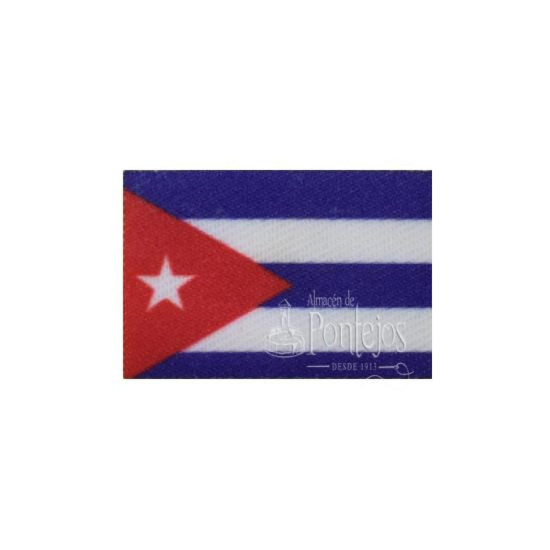 Aplicación bandera cuba 3x2cm