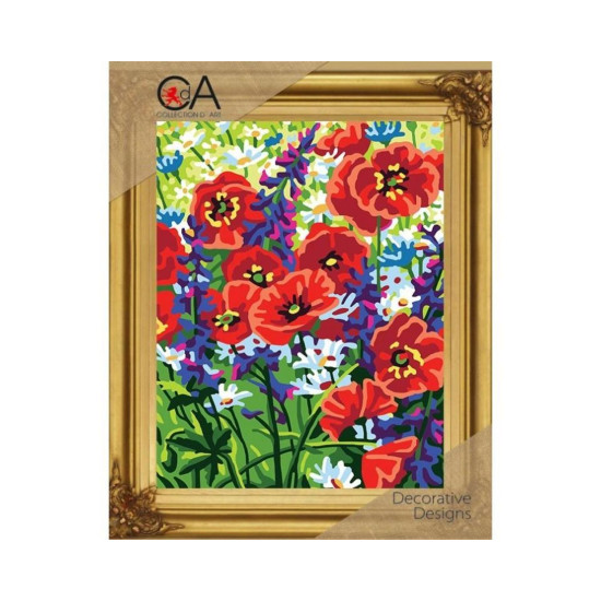 Kit petit point amapolas
