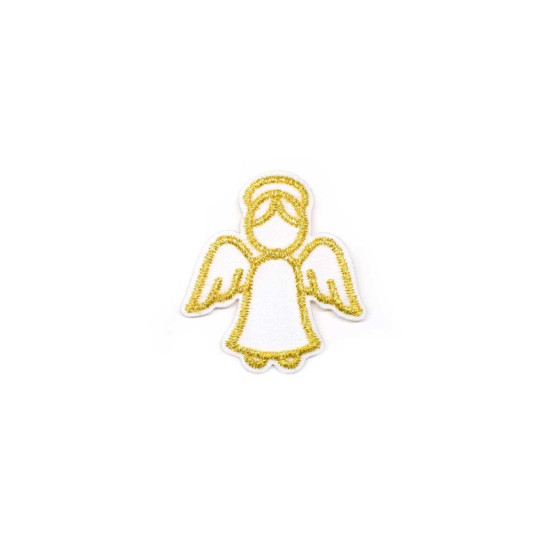 Aplicación bordada angelito