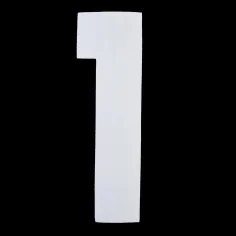 Iron-on Patch For Clothing Numbers in White Color | Haberdashery Online Pontejos