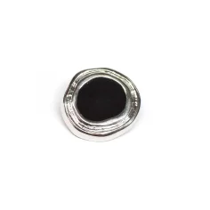Botón metálico interior negro | Mercería Online Pontejos 2