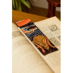 Kit cross stitch marks the scream | Haberdashery Online Pontejos