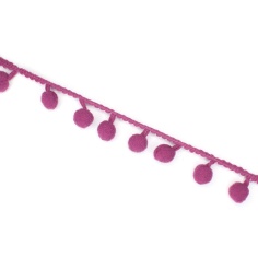 Fleco de madroños poliéster 1cm | Mercería Online Pontejos 2