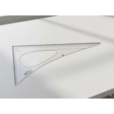 Regla cartabón metacrilato | Mercería Online Pontejos