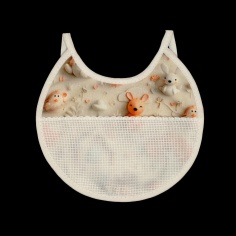 Round Bib Rabbit Design | Haberdashery Online Pontejos