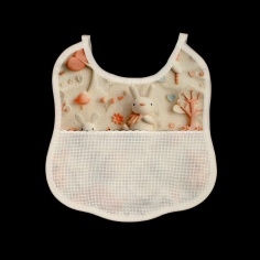 Bib Square Rabbit Design | Haberdashery Online Pontejos