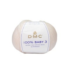 Yarn ball 100% Baby 3 DMC | Haberdashery Online Pontejos