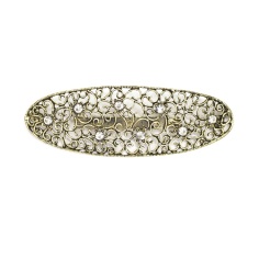 Oval Brooch Adamasca Strass | Haberdashery Online Pontejos