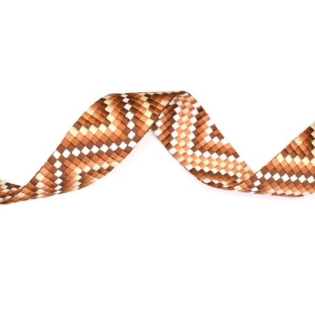 Ribbon with mosaic for backpack 38mm | Haberdashery Online Pontejos