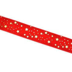 Ribbon Christmas velvet stars | Haberdashery Online Pontejos
