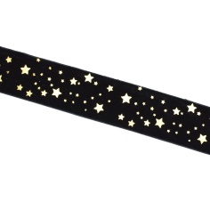 Cinta navideña terciopelo estrellas | Mercería Online Pontejos 2