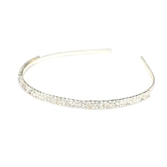 Headband 2 rows strass | Haberdashery Online Pontejos