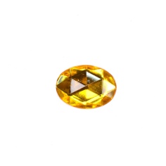 Oval faceted plastic stone to paste | Haberdashery Online Pontejos