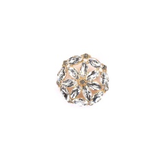 Botón flor de pedreria | Mercería Online Pontejos