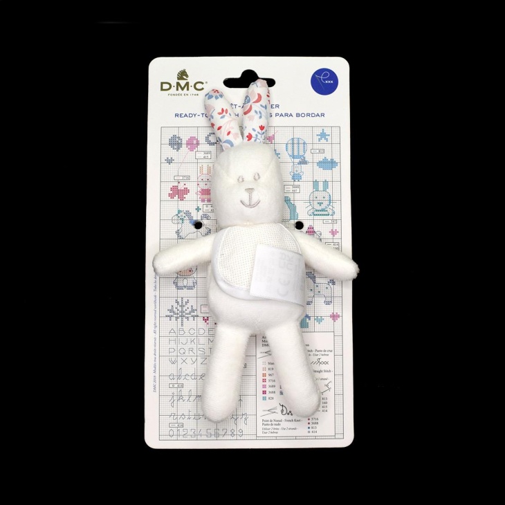 Muñeco de conejo para bordar | Mercería Online Pontejos Muñeco de conejo para bordar | Mercería Online Pontejos