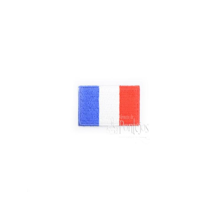 Aplicación bandera francia bordada | Mercería Online Pontejos Aplicación bandera francia bordada | Mercería Online Pontejos