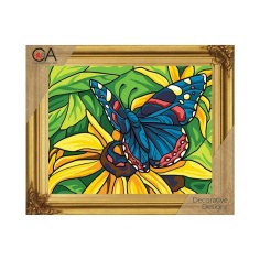 Kit petit point mariposa | Mercería Online Pontejos